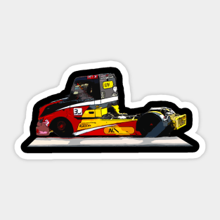 truck racing Sticker